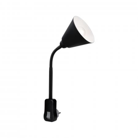 Paulmann 95427 AS Steckerl Junus E14 schwarz Flexarm - Assistance-Leuchte