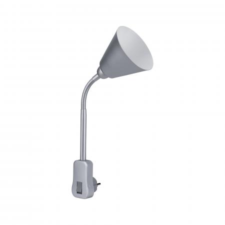 Paulmann 95429 AS Steckerl Junus E14 grau Flexarm - Assistance-Leuchte