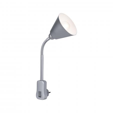 Paulmann 95429 AS Steckerl Junus E14 grau Flexarm - Assistance-Leuchte