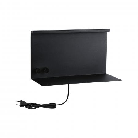 Paulmann 96773 LED Wandleuchte Jarina USB C 3000K 540lm / 200lm 230V 4,5 / 1x1,6W dimmbar Schwarz matt