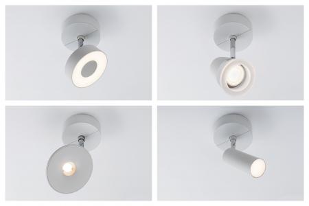 Paulmann 96821 URail Schwenkbarer Schienen Strahler Base Weiß 230V