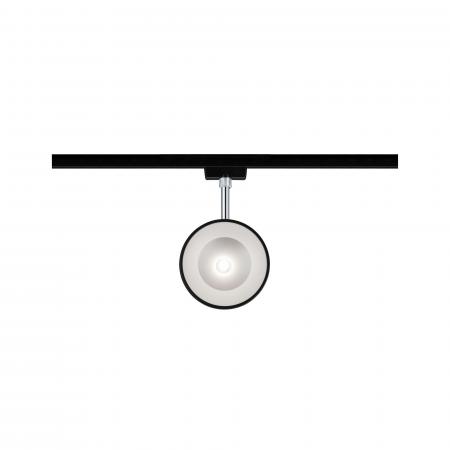 Paulmann 96942 URail Spot Arena 1x15W schwarz matt/ chrom 230V Metall 4000K dimmbar