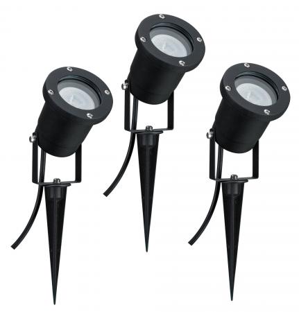 3er-Set LED Special Line Garden Gartenspots Erdspießleuchten Paulmann 98897