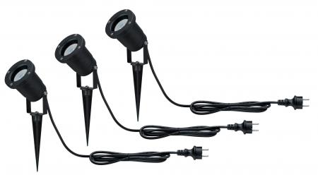 3er-Set LED Special Line Garden Gartenspots Erdspießleuchten Paulmann 98897