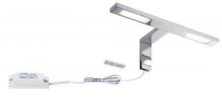 Paulmann 99385 Galeria Double Hook LED Spiegelleuchte 2x3.2W Chrom
