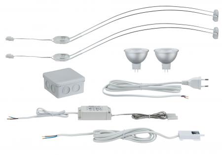 Schrankleuchte Galeria Assistent II LED Chrom Metall Paulmann 99909 - Assistance-Leuchte