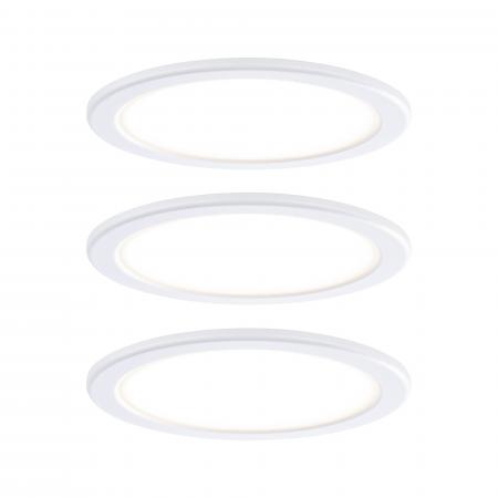 Paulmann 99989 Möbel Set Pukk 3x3 2700K Kunststoff/Weiß als Schrank- und Regal Unterbauleuchten einsetzbar