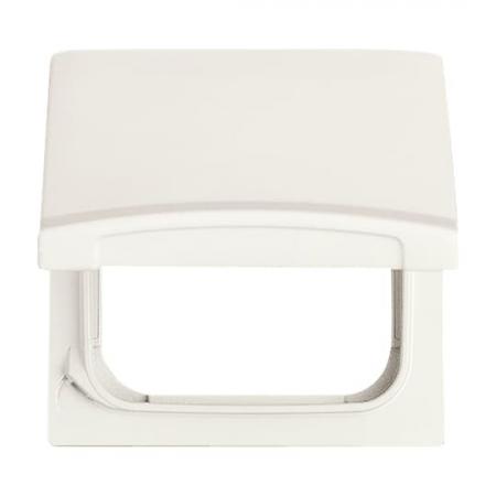 Busch-Jaeger 2118 GK-32 Zwischenring mit Klappdeckel Zur Aufnahme von Zentralscheiben