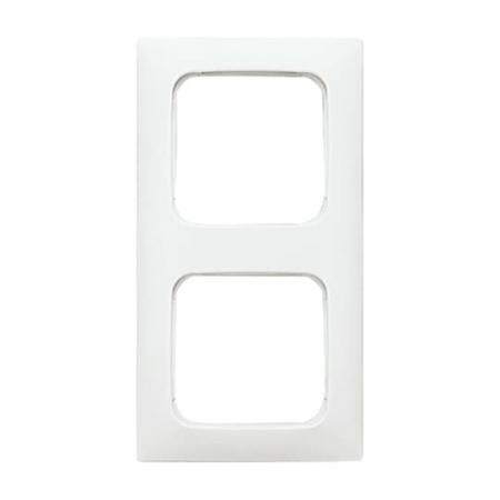 Busch-Jaeger 2512-214K-102 Reflex SI Linear-Abdeckrahmen 2-fach Rahmen