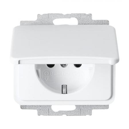 Busch-Jaeger 20 EUK-24G SCHUKO® Steckdosen-Einsatz mit Klappdeckel