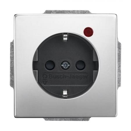 Busch-Jaeger 2310EUGL/VA-866-11 Busch-Protector® SCHUKO® Steckdosen-Einsatz mit Überspannungsschutz