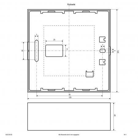 EVN LED Anbaupanel, dimmbar ADQ120125
