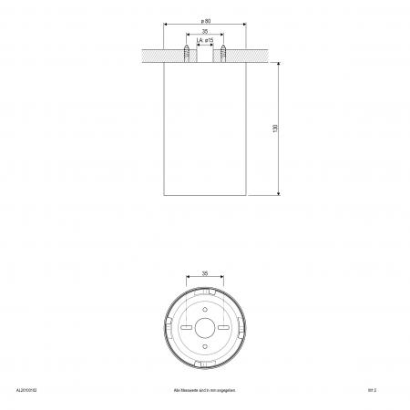 EVN LED Deckenanbauleuchte, IP20 AL20100102