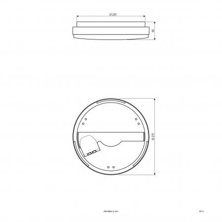 EVN LED Anbaupanel mit einstellbarer Farbtemperatur AP27250125