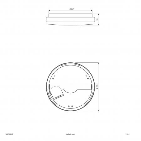 EVN LED Anbaupanel mit einstellbarer Farbtemperatur AP27251425