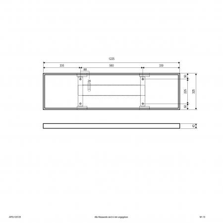 EVN LED Deckenanbaupanel APDU120125
