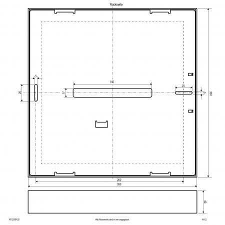 EVN LED Anbaupanel, dimmbar ATQ300125