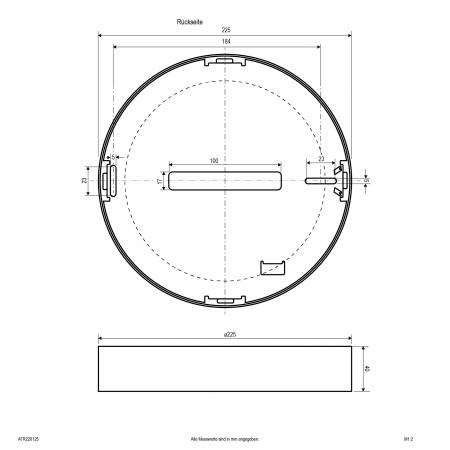 EVN LED Anbaupanel, dimmbar ATR220125