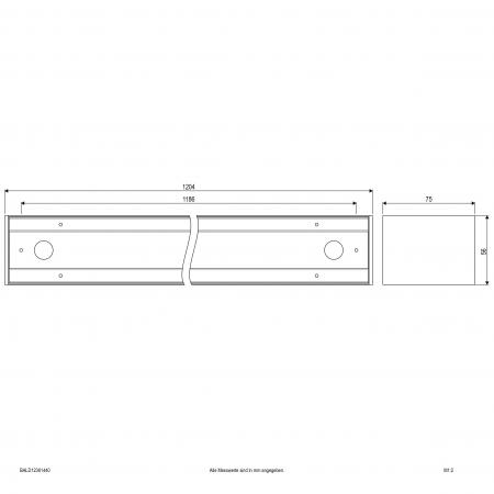 EVN LED Anbauleuchte, IP20 BALD12361440