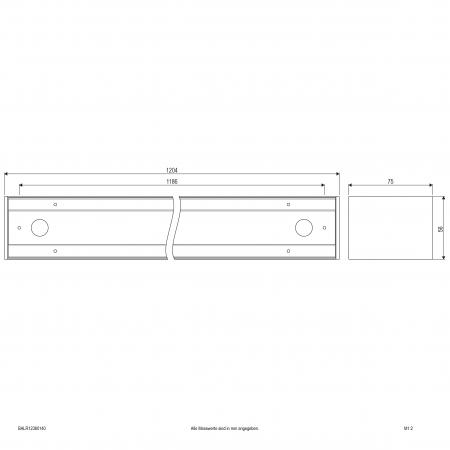 EVN LED Anbauleuchte, IP20 BALR12360140