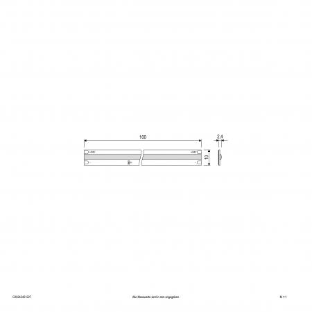 EVN Niedervolt COB LED-Strip, IP20, kürzbar C20242451227