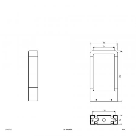 EVN LED Pollerleuchte Aluminium Druckguss IP54 Anthrazit 300 mm 3000K 497 lm