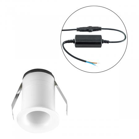 EVN LED Downlight mit Netzteil, dimmbar, IP44 C44030102