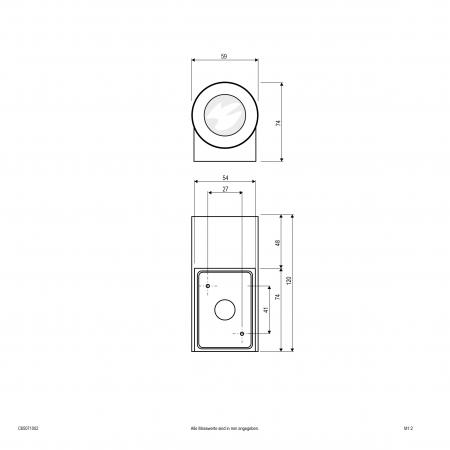 EVN LED Wandanbauleuchte, IP65 C65071002