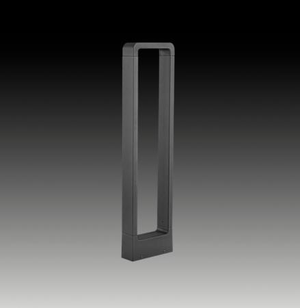 EVN LED Pollerleuchte Aluminium Druckguss IP54 Anthrazit 650 mm 3000K inkl. 2 Bodenanker
