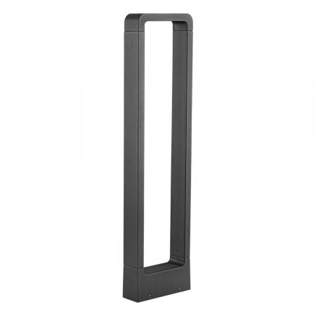 EVN LED Pollerleuchte Aluminium Druckguss IP54 Anthrazit 650 mm 3000K inkl. 2 Bodenanker