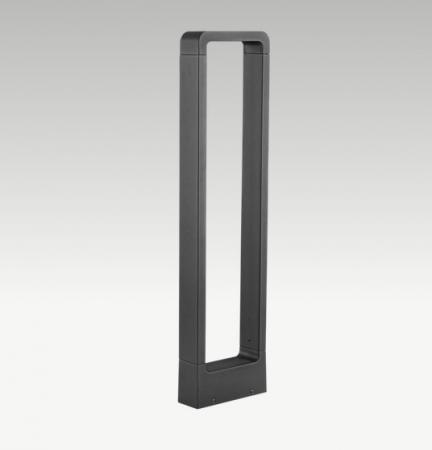 EVN LED Pollerleuchte Aluminium Druckguss IP54 Anthrazit 650 mm 3000K inkl. 2 Bodenanker