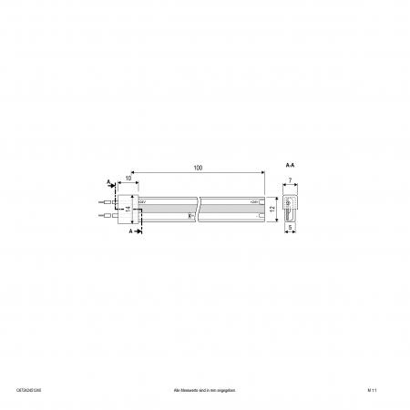 EVN Niedervolt COB LED-Strip, IP67, kürzbar C67242451240