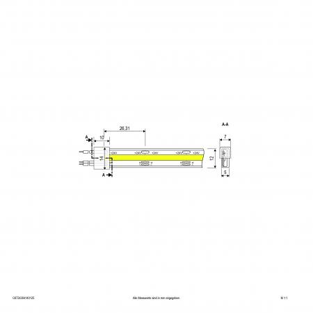 EVN Niedervolt LED-Strip, IP54, kürzbar C6724304140125