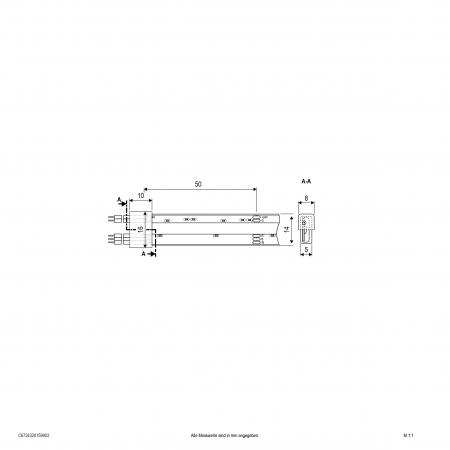 EVN Niedervolt COB LED-Strip, IP67, kürzbar C6724320159902