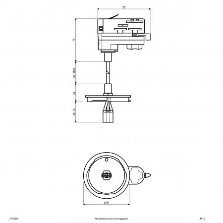 EVN Seilabhängung für CA25xx25, CS25xx25 und CT25xx25 CTPE2509