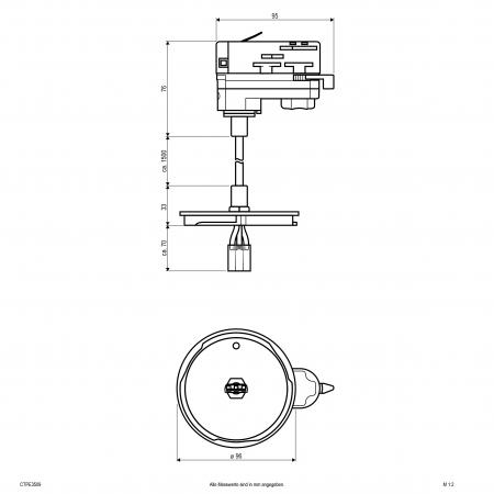 EVN Seilabhängung für CA35xx25, CS35xx25 und CT35xx25 CTPE3509