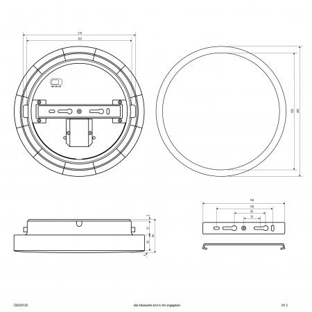 EVN LED Anbauleuchte mit einstellbarer Farbtemperatur D54250125