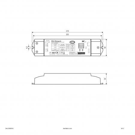 EVN DALI Dimmer-Empfänger inkl. Netzgerät DALD35050VS