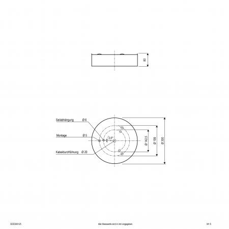 EVN LED Anbauleuchte mit einstellbarer Farbtemperatur DDD300125