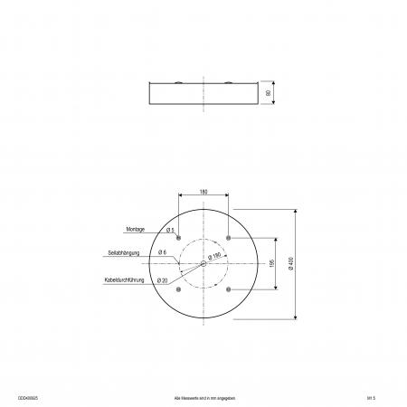 EVN LED Anbauleuchte mit einstellbarer Farbtemperatur DDD400925