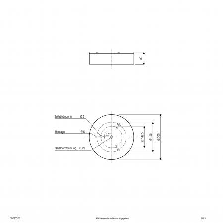 EVN LED Anbauleuchte mit einstellbarer Farbtemperatur DDT300125