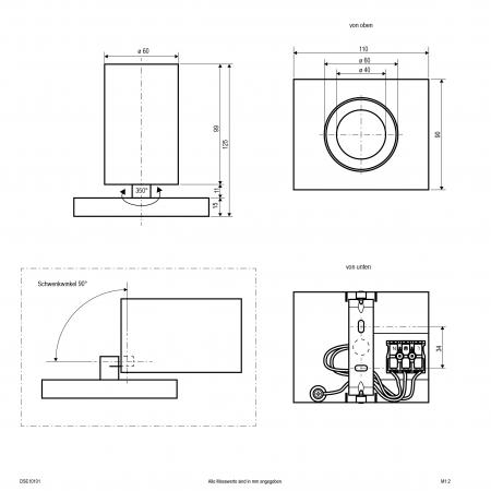 EVN LED-Deckenanbauleuchte, IP20 DSE10101