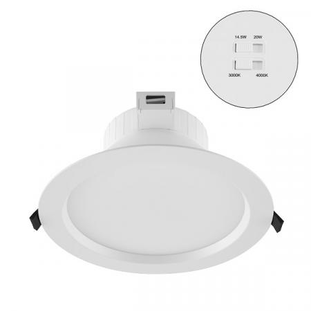 EVN LED Deckenleuchte mit Switch f. Lichtfarbe u. Watt DSM54200125
