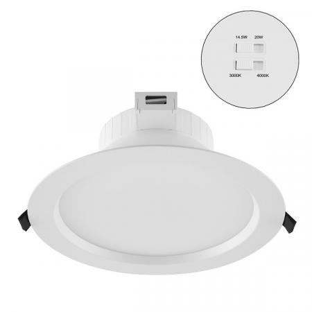 EVN LED Deckenleuchte mit Switch f. Lichtfarbe u. Watt DSM54250125