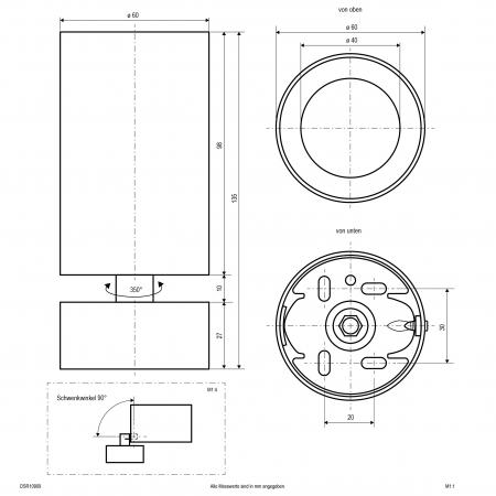 EVN LED-Deckenanbauleuchte, IP20 DSR10909