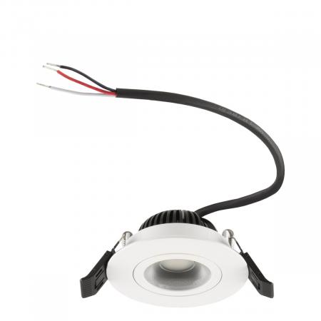 EVN E4406010125 COMPACTO68 Tunable White LED Deckeneinbauleuchte rund schwenkbar 6W 2700K-6500K weiß IP44 Einbaudurchmesser 68 mm