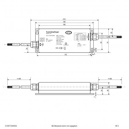 EVN LED Funk-Multicolor-Empfänger, IP67 EFD6712244X5A