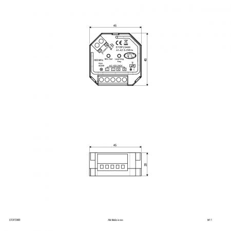 EVN Funk-Dimmer-Empfänger 100-240V EFDP23400