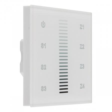 EVN Funk-Dimmer-Wandpanel mit Touch-Bedienfeld EFDWP4