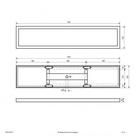 EVN LED Deckenanbaupanel EPDU150125